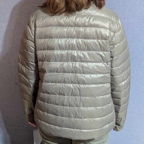 Nuage Sport Metallic Silver Down Puffer Jacket – Women’s M – NWT - Picture 2 of 6